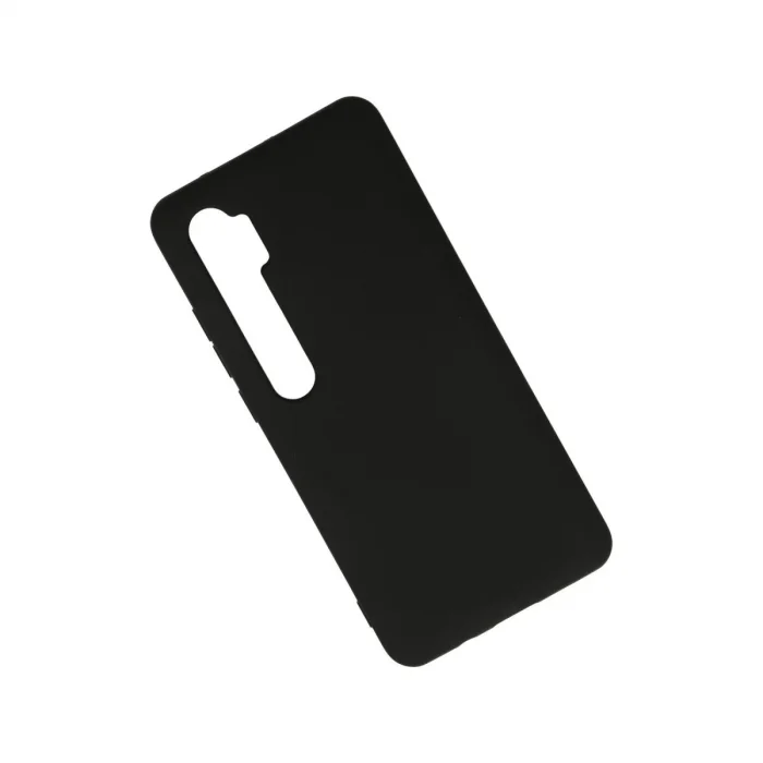 BUĞZ Xiaomi Mi Note 10 Lite Kılıf Nano İçi Kadife Silikon - Siyah