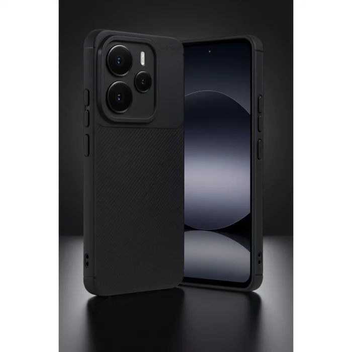 BUĞZ Xiaomi Note 14 5g Auto Focus Karbon Kapak - Siyah
