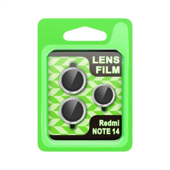 BUĞZ Xiaomi Note 14 5g Raze Metal Kamera Lens - Gümüş