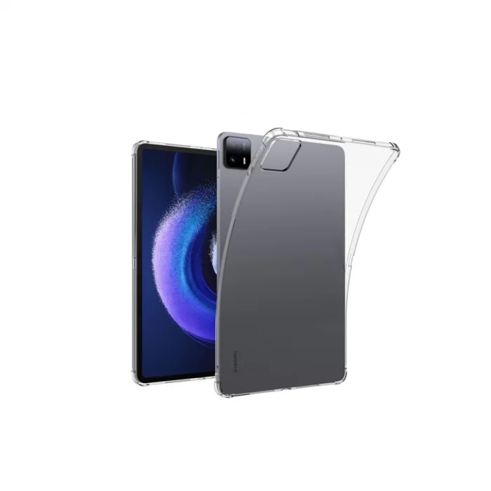 BUĞZ Xiaomi Pad 6 Kılıf Anti Shock Tablet Silikon - Şeffaf