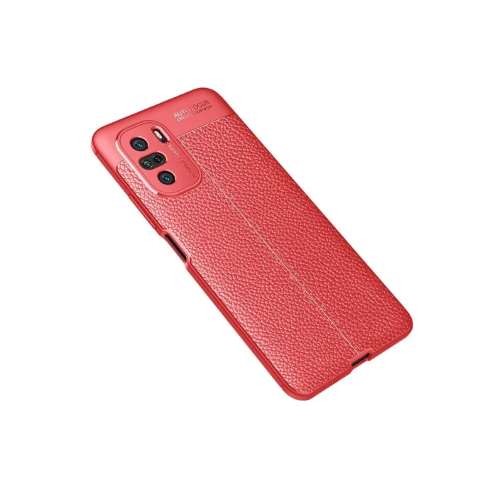 BUĞZ Xiaomi Poco F3 Kılıf Auto Focus Kapak - Kırmızı