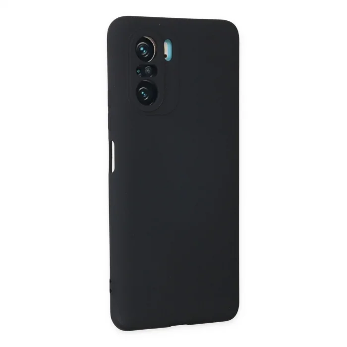 BUĞZ Xiaomi Poco F3 Kılıf Nano İçi Kadife Silikon - Lacivert