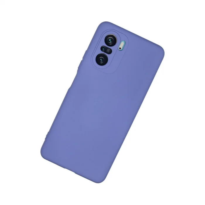 BUĞZ Xiaomi Poco F3 Kılıf Nano İçi Kadife Silikon - Lila