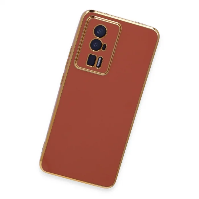 BUĞZ Xiaomi Poco F5 Pro Kılıf Volet Silikon - Kırmızı