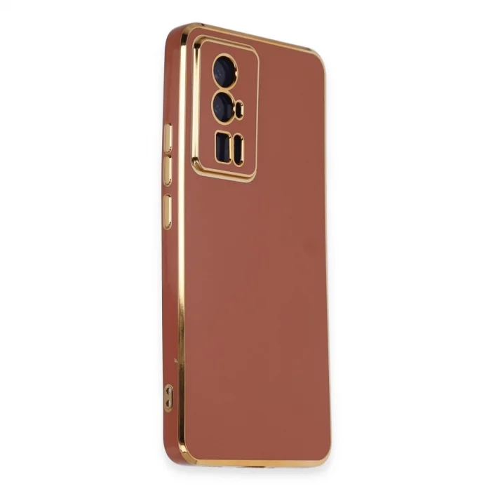 BUĞZ Xiaomi Poco F5 Pro Kılıf Volet Silikon - Kırmızı