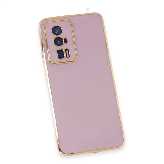 BUĞZ Xiaomi Poco F5 Pro Kılıf Volet Silikon - Mor