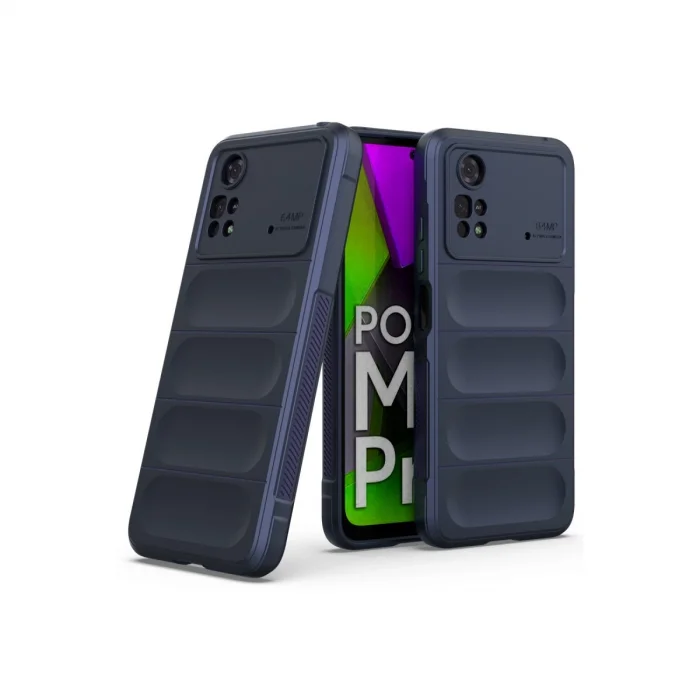 BUĞZ Xiaomi Poco M4 Pro 4g Kılıf Optimum Silikon - Lacivert
