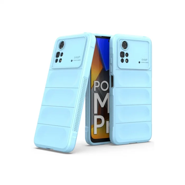 BUĞZ Xiaomi Poco M4 Pro 4g Kılıf Optimum Silikon - Sky Blue