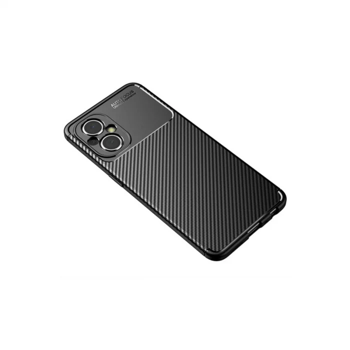 BUĞZ Xiaomi Poco M5 Kılıf Auto Focus Karbon Kapak - Siyah