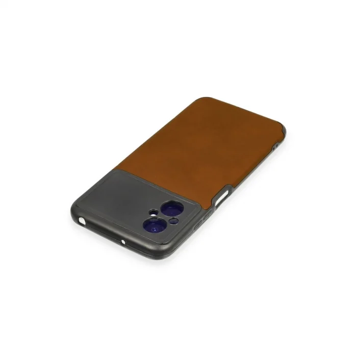 BUĞZ Xiaomi Poco M5 Kılıf Loop Deri Silikon - Kahverengi