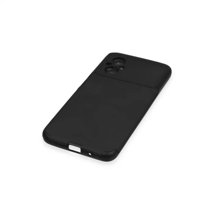 BUĞZ Xiaomi Poco M5 Kılıf Loop Deri Silikon - Siyah