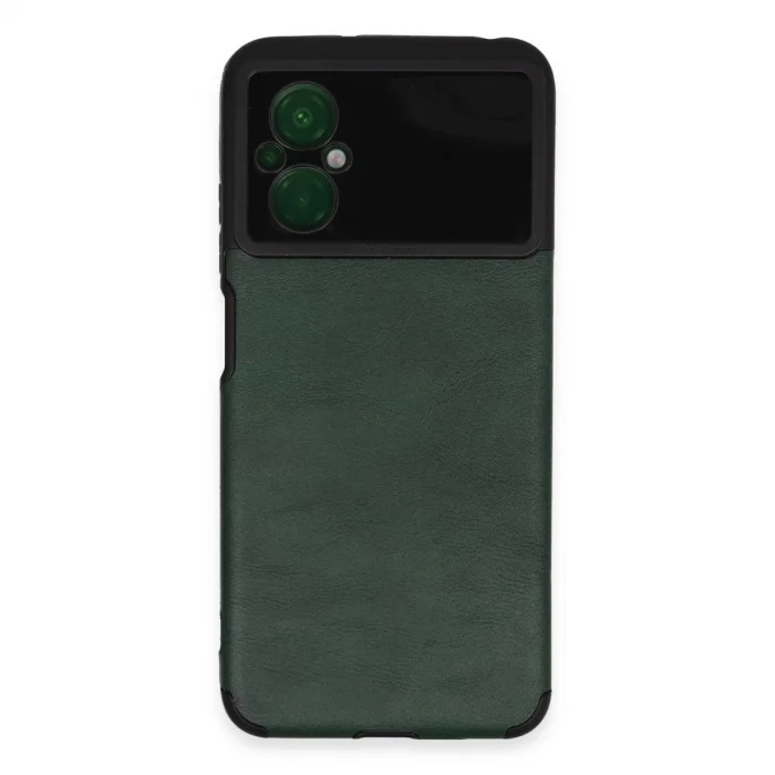 BUĞZ Xiaomi Poco M5 Kılıf Loop Deri Silikon - Yeşil