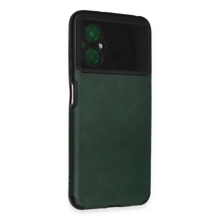 BUĞZ Xiaomi Poco M5 Kılıf Loop Deri Silikon - Yeşil