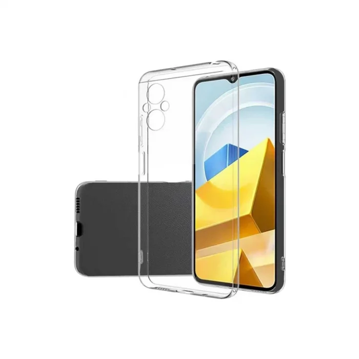 BUĞZ Xiaomi Poco M5 Kılıf Lüx Şeffaf Silikon