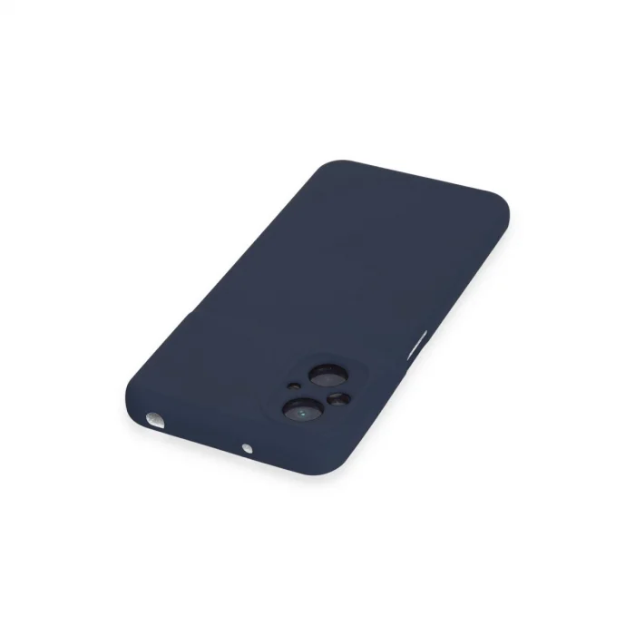 BUĞZ Xiaomi Poco M5 Kılıf Nano İçi Kadife Silikon - Lacivert