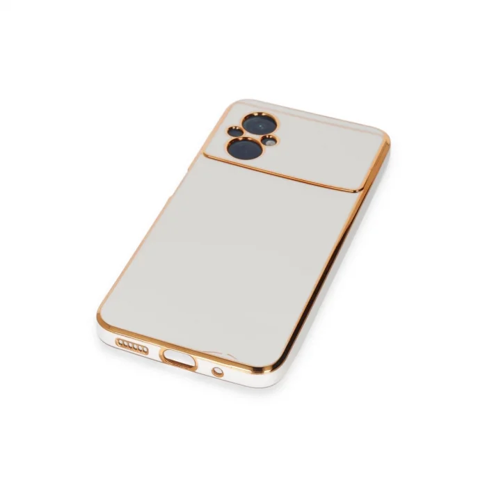 BUĞZ Xiaomi Poco M5 Kılıf Volet Silikon - Beyaz