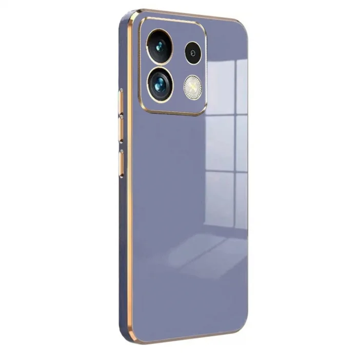 BUĞZ Xiaomi Poco M6 Pro 4g Kılıf Volet Silikon - Mavi