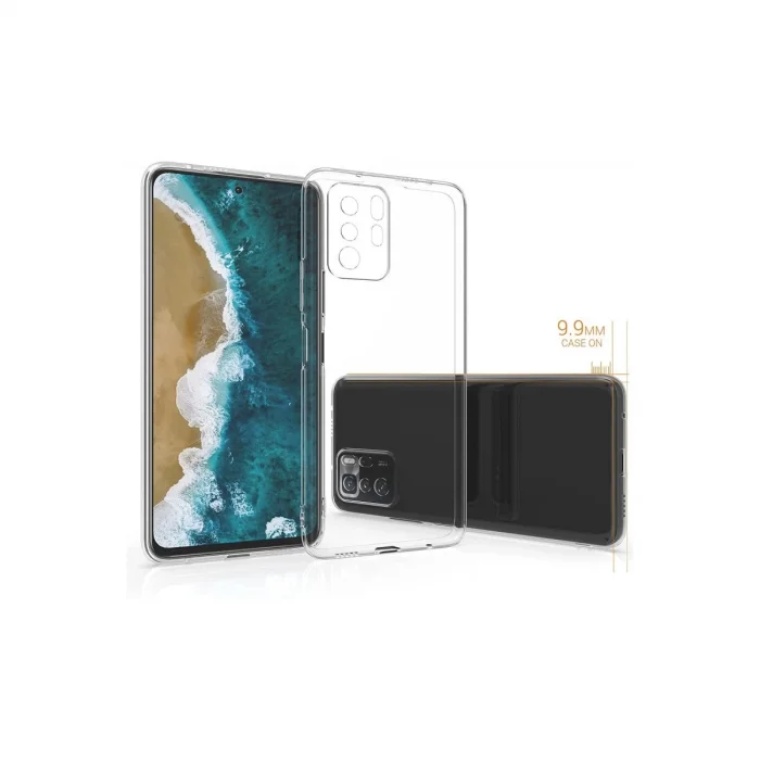 BUĞZ Xiaomi Poco X3 Gt Kılıf Lüx Şeffaf Silikon