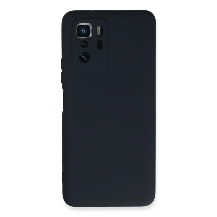 BUĞZ Xiaomi Poco X3 Gt Kılıf Nano İçi Kadife Silikon - Lacivert