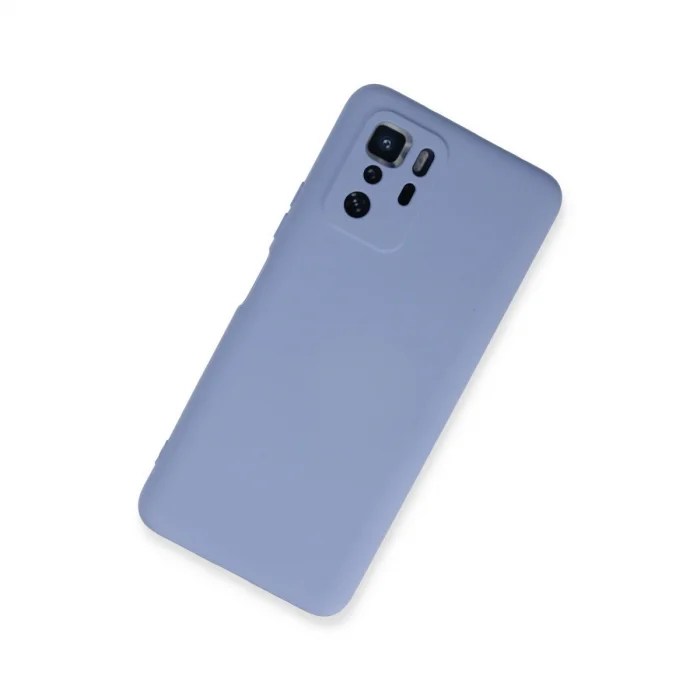 BUĞZ Xiaomi Poco X3 Gt Kılıf Nano İçi Kadife Silikon - Lila