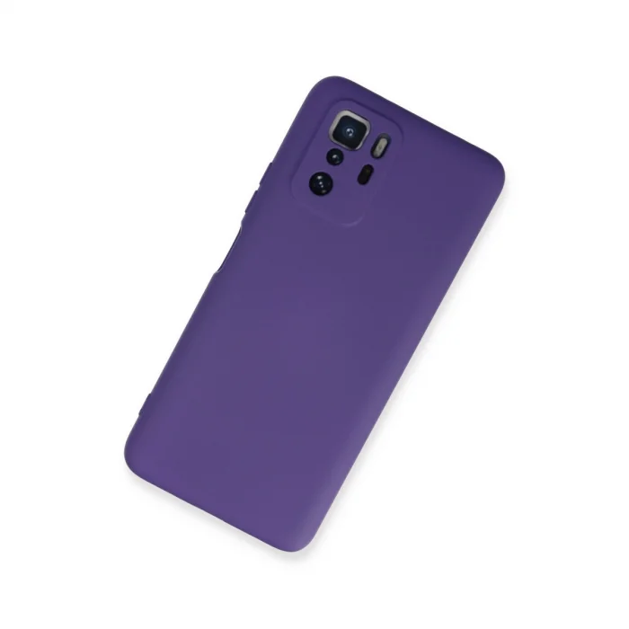 BUĞZ Xiaomi Poco X3 Gt Kılıf Nano İçi Kadife Silikon - Mor