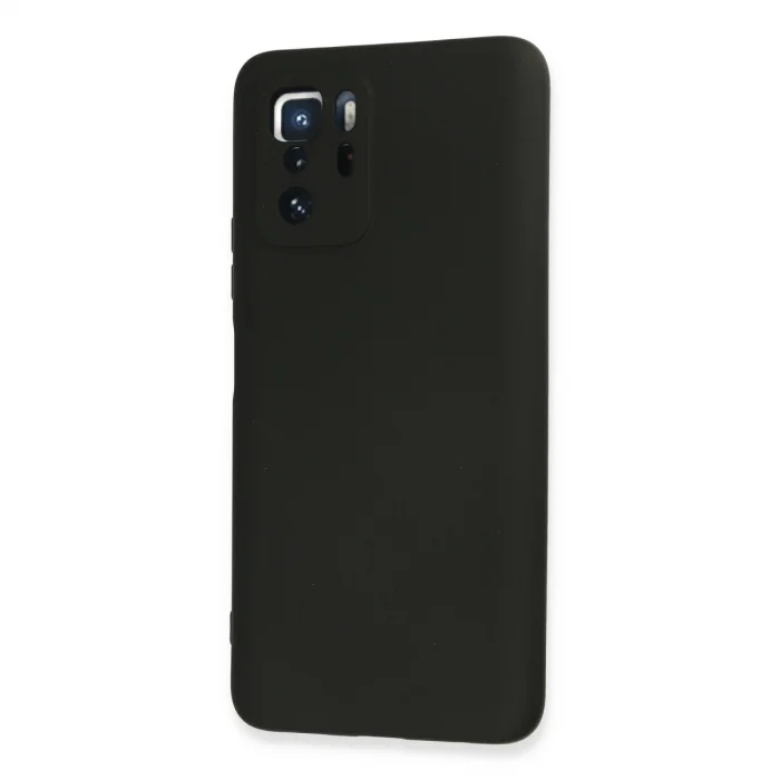 BUĞZ Xiaomi Poco X3 Gt Kılıf Nano İçi Kadife Silikon - Siyah