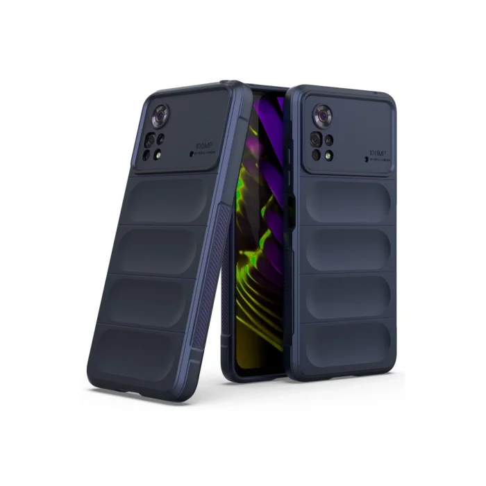 BUĞZ Xiaomi Poco X4 Pro 5g Kılıf Optimum Silikon - Lacivert