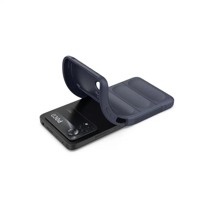 BUĞZ Xiaomi Poco X4 Pro 5g Kılıf Optimum Silikon - Lacivert