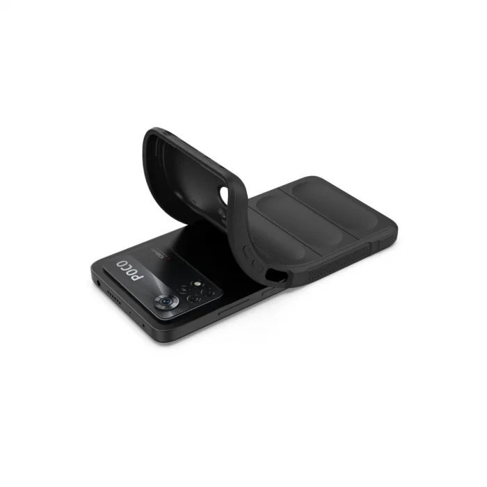 BUĞZ Xiaomi Poco X4 Pro 5g Kılıf Optimum Silikon - Siyah