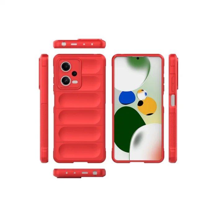 BUĞZ Xiaomi Poco X5 5g Kılıf Optimum Silikon - Kırmızı