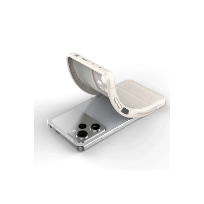 BUĞZ Xiaomi Poco X5 5g Kılıf Optimum Silikon - Krem