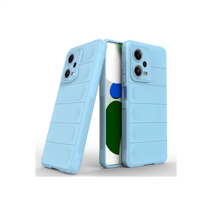 BUĞZ Xiaomi Poco X5 5g Kılıf Optimum Silikon - Sky Blue