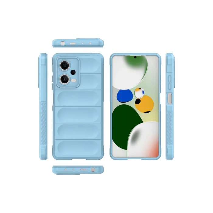 BUĞZ Xiaomi Poco X5 5g Kılıf Optimum Silikon - Sky Blue