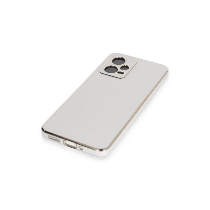 BUĞZ Xiaomi Poco X5 5g Kılıf Volet Silikon - Beyaz