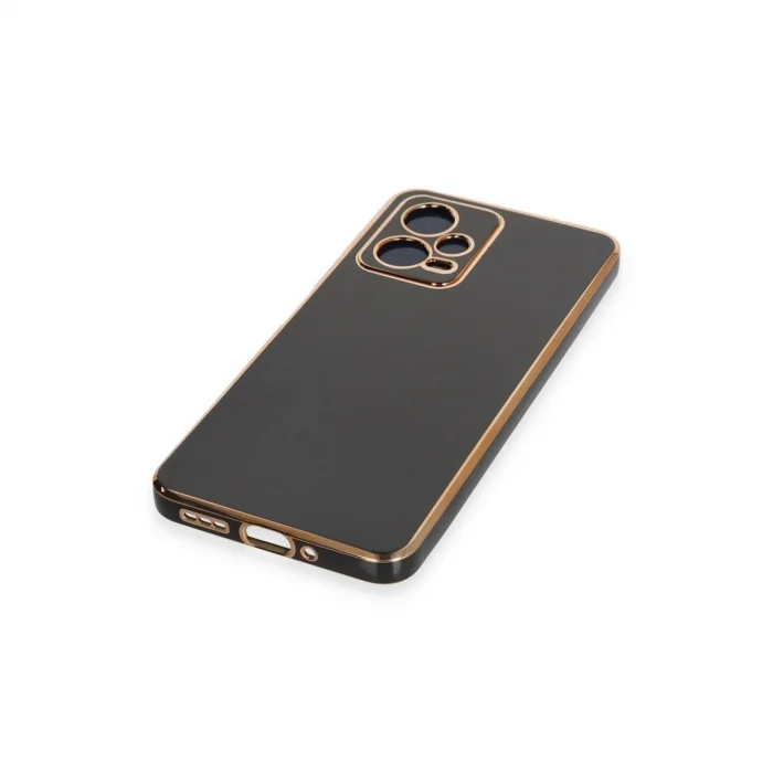 BUĞZ Xiaomi Poco X5 5g Kılıf Volet Silikon - Siyah