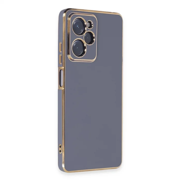 BUĞZ Xiaomi Poco X5 Pro 5g Kılıf Volet Silikon - Mavi