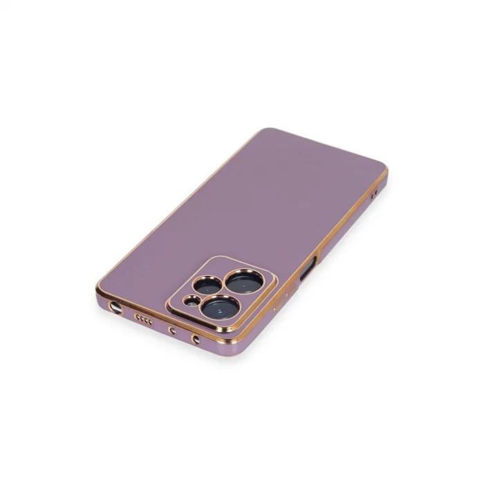 BUĞZ Xiaomi Poco X5 Pro 5g Kılıf Volet Silikon - Mor