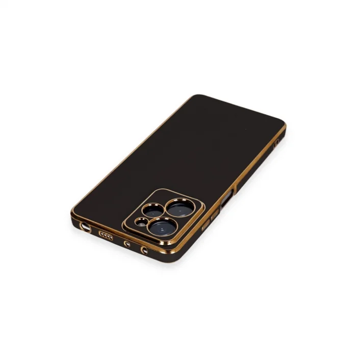 BUĞZ Xiaomi Poco X5 Pro 5g Kılıf Volet Silikon - Siyah