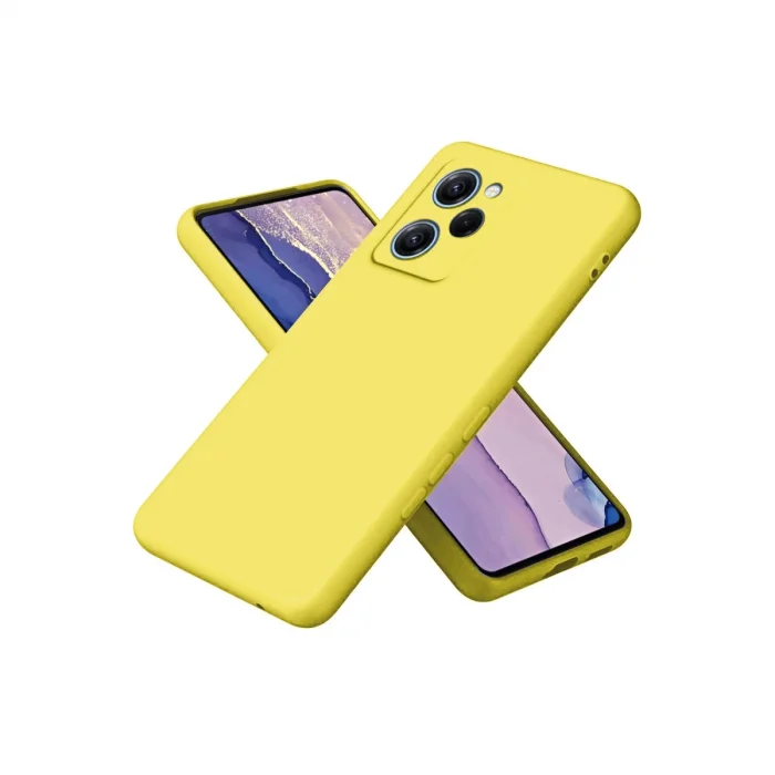 BUĞZ Xiaomi Poco X5 Pro 5g Nano İçi Kadife Silikon - Sarı