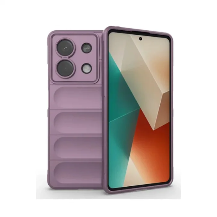 BUĞZ Xiaomi Poco X6 Kılıf Optimum Silikon - Mor