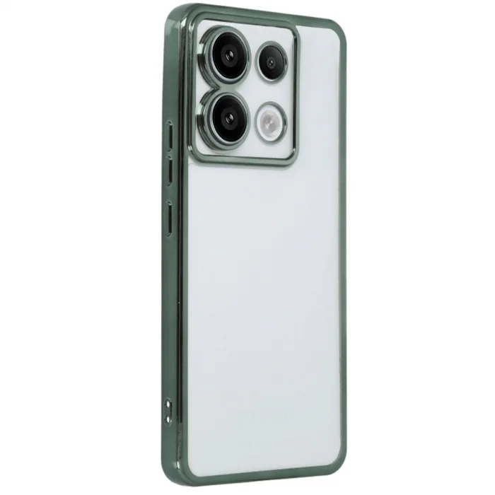 BUĞZ Xiaomi Poco X6 Kılıf Razer Lensli Silikon - Yeşil