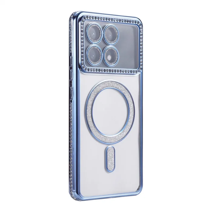 BUĞZ Xiaomi Poco X6 Pro Joke Simli Magneticsafe Kılıf - Mavi