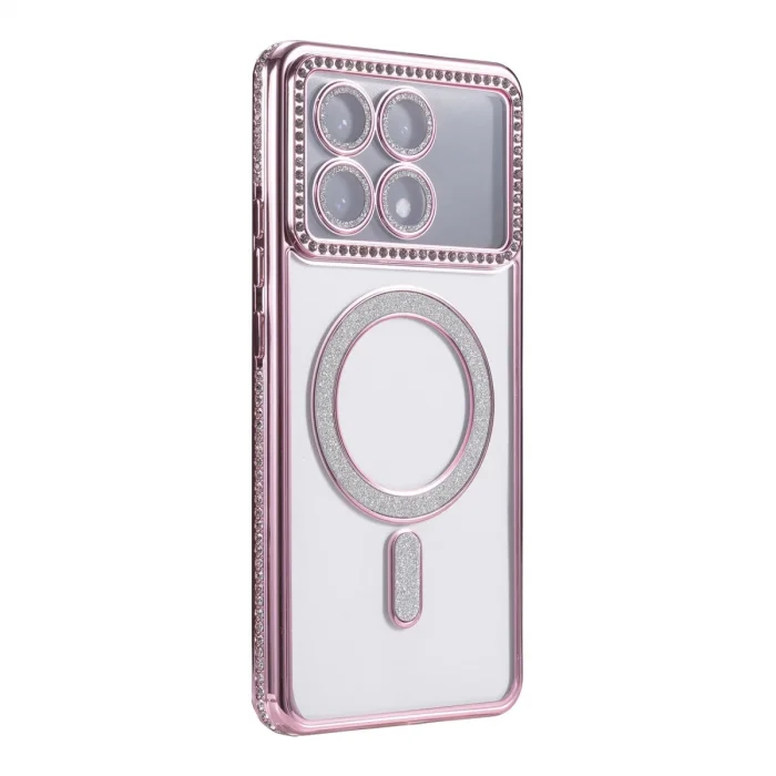 BUĞZ Xiaomi Poco X6 Pro Joke Simli Magneticsafe Kılıf - Pembe