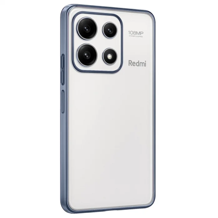 BUĞZ Xiaomi Poco X6 Pro Kılıf Razer Lensli Silikon - Açık Mavi