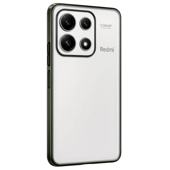 BUĞZ Xiaomi Poco X6 Pro Kılıf Razer Lensli Silikon - Yeşil