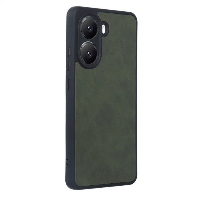 BUĞZ Xiaomi Poco X7 Pro Kılıf Aras Deri Kapak - Koyu Yeşil