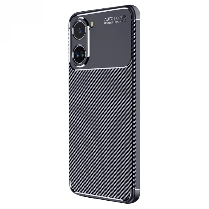 BUĞZ Xiaomi Poco X7 Pro Kılıf Auto Focus Karbon Kapak - Lacivert