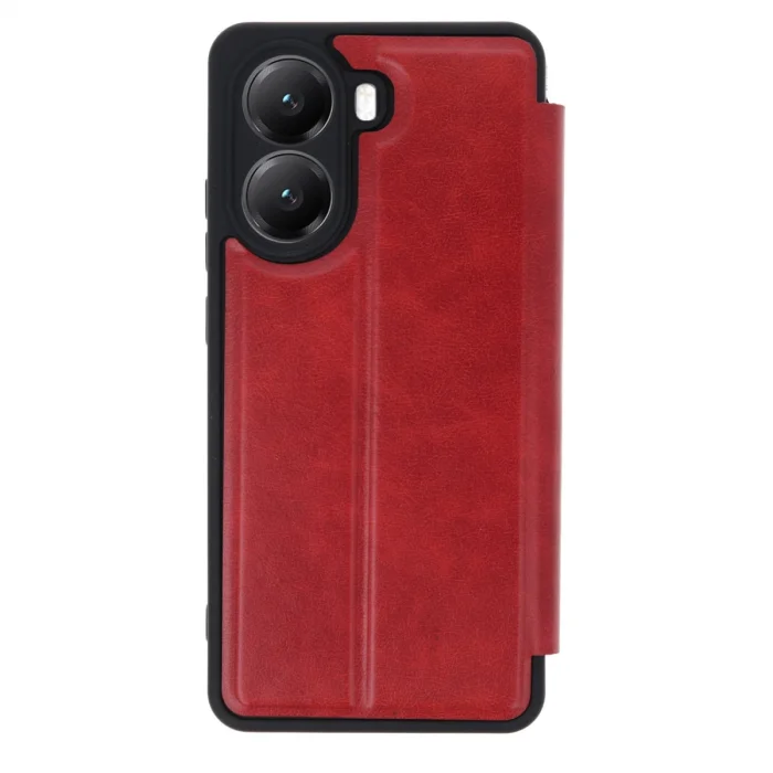 BUĞZ Xiaomi Poco X7 Pro Kılıf Flip Cover - Kırmızı