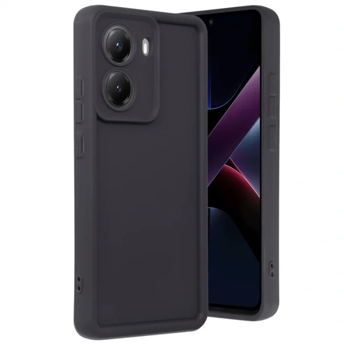 BUĞZ Xiaomi Poco X7 Pro Viera Silikon - Siyah