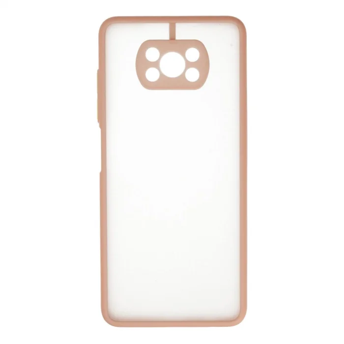 BUĞZ Xiaomi Pocophone X3 Kılıf Montreal Silikon Kapak - Pembe